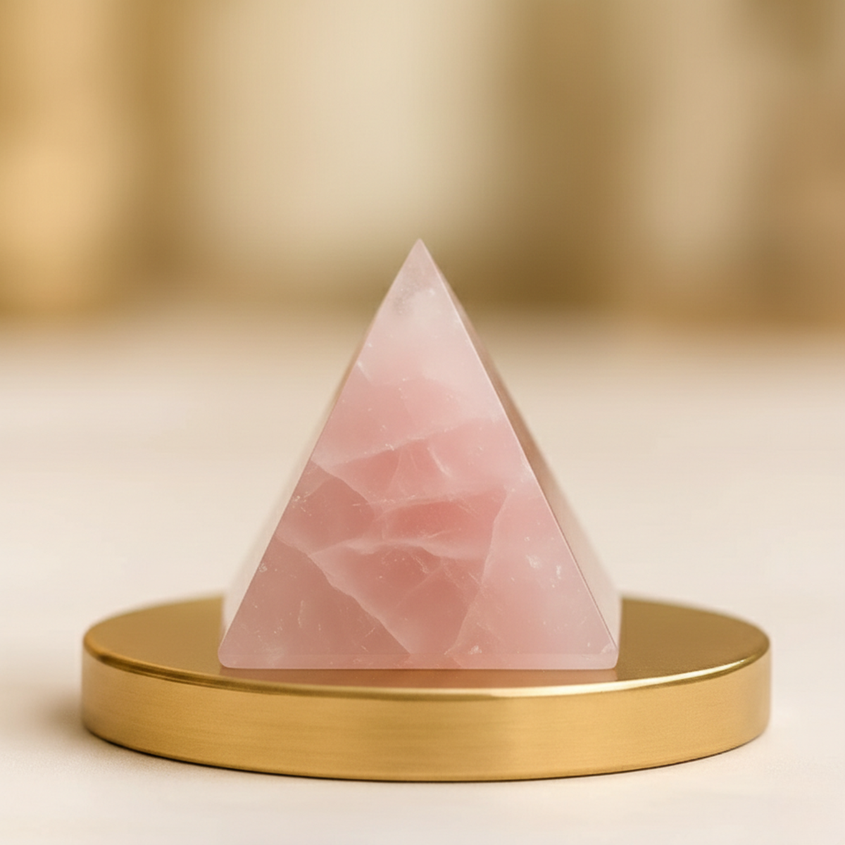 Rose Quartz Crystal Pyramid – A Love Attraction & Heart Healing Energy