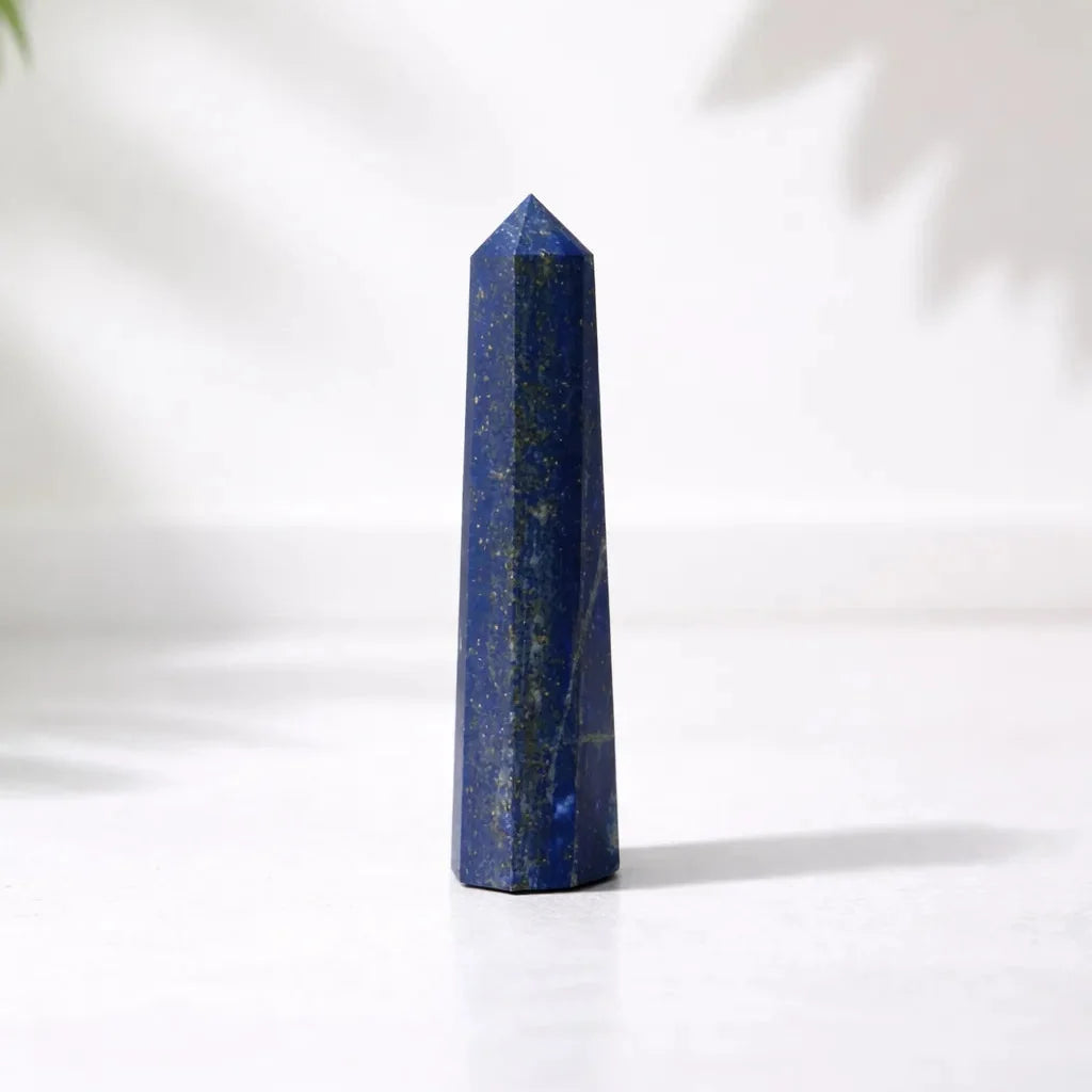 Natural Lapis Lazuli Crystal Tower