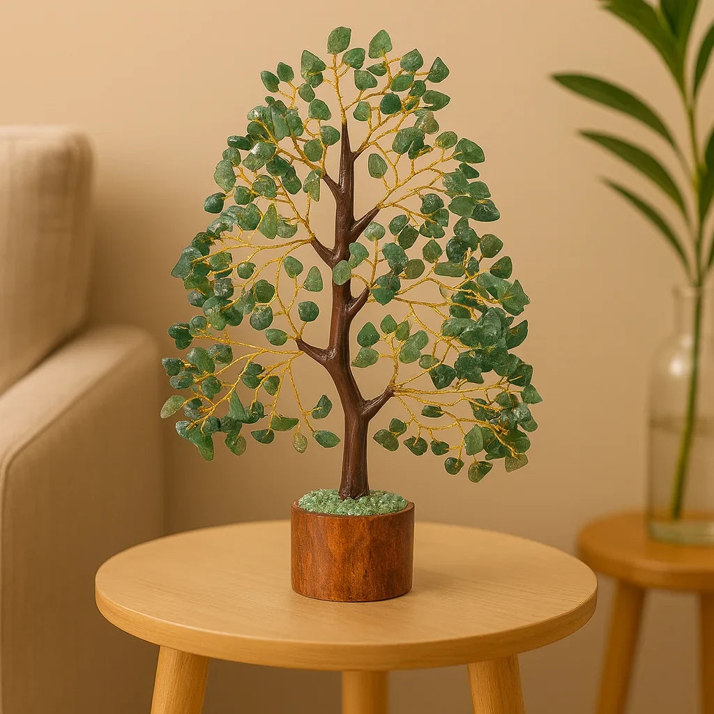 Green Aventurine Crystal Tree ( Feng Shui tree)