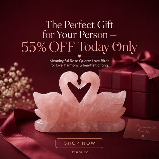 Blush Bond Swan Duo - Rose Quartz Love Birds