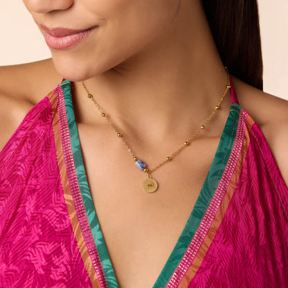 Lapis Lazuli Evil Eye Necklace