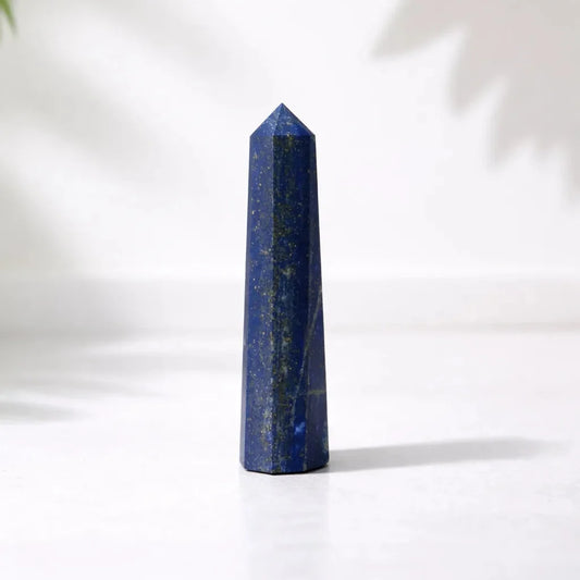 Natural Lapis Lazuli Crystal Tower