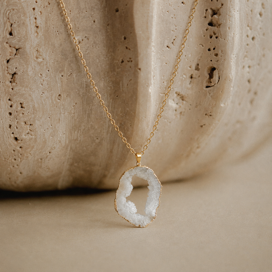 Stardust Druzy Pendant