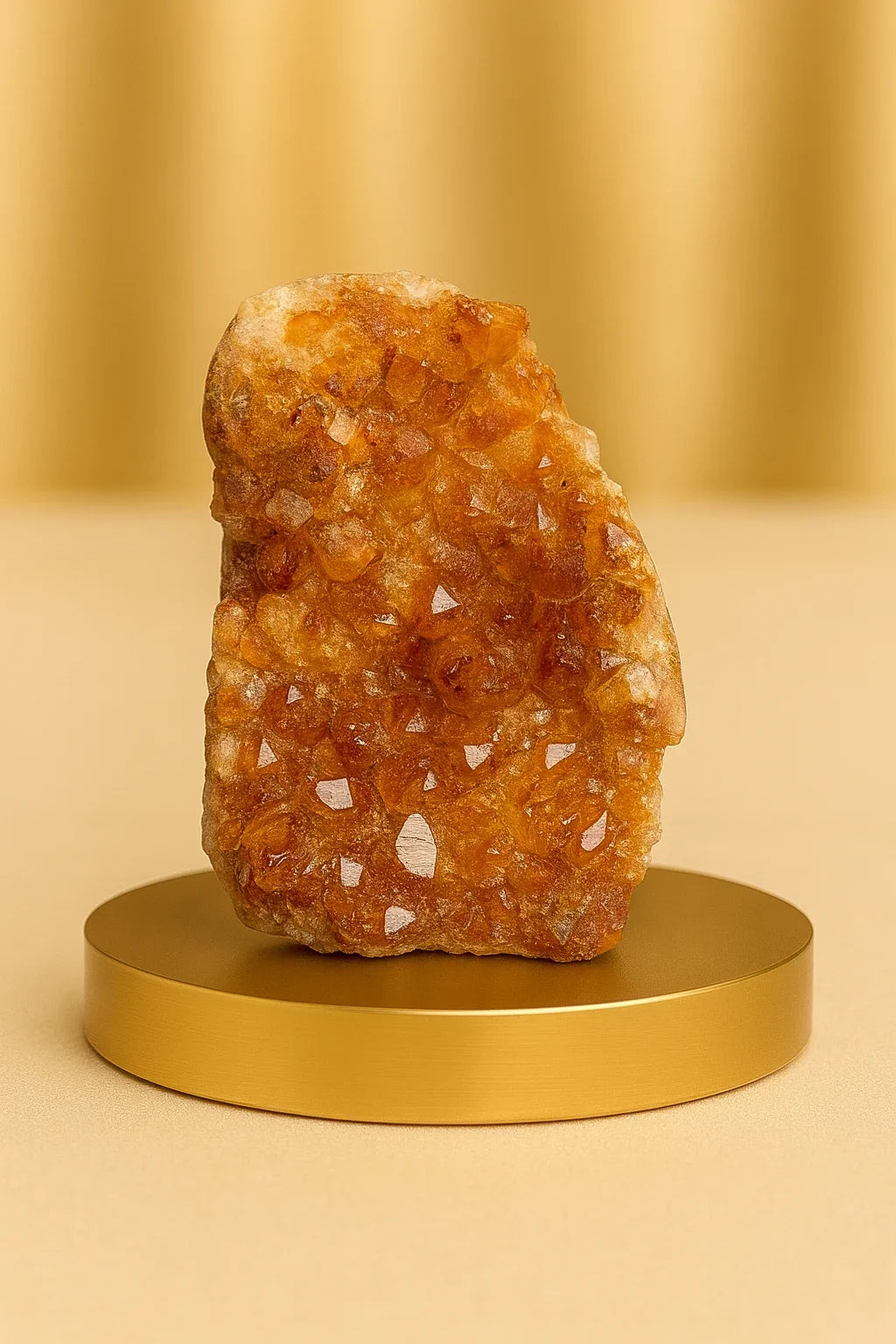 Sunfire Crystal Citrine Geode – from Brazil (AAA Quality)
