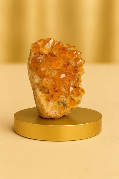 Sunfire Crystal Citrine Geode – from Brazil (AAA Quality)