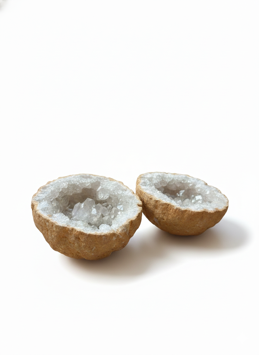 Wish Cave – Clear Quartz Manifestation Geode