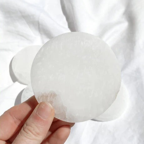 Selenite Charging Plate (3 Inch)