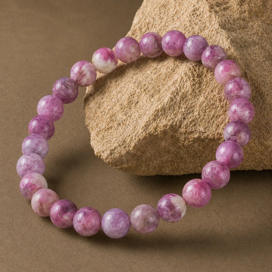 Natural Lepidolite AAA Bracelet 8MM with Certificate