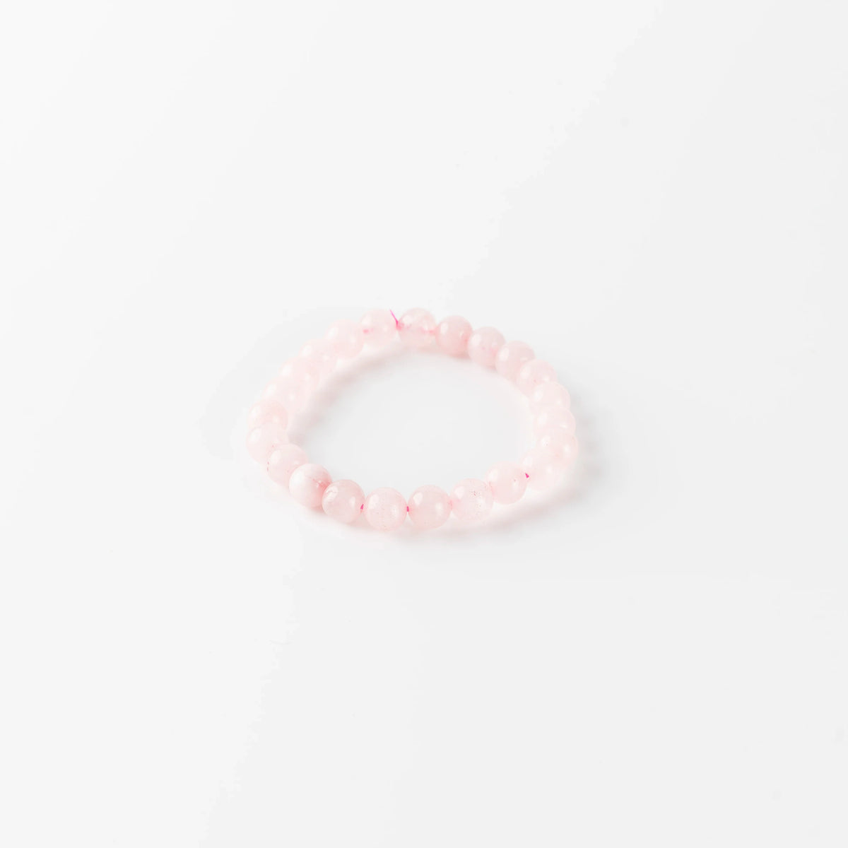 Rose Quartz Love Harmony Round 8MM Bead Bracelet