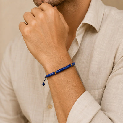 Lapis Lazuli Braided Bracelet