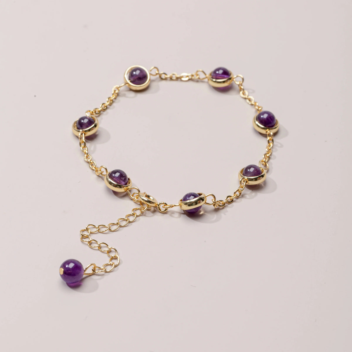 Amethyst Mind & Calm Energy Chain Bracelet