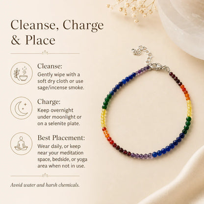 Seven Chakra Anklet – Full Body Alignment, Energy Flow & Spiritual Balance