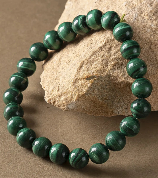 Natural Malachite AAA Bracelet 8MM With Certificate