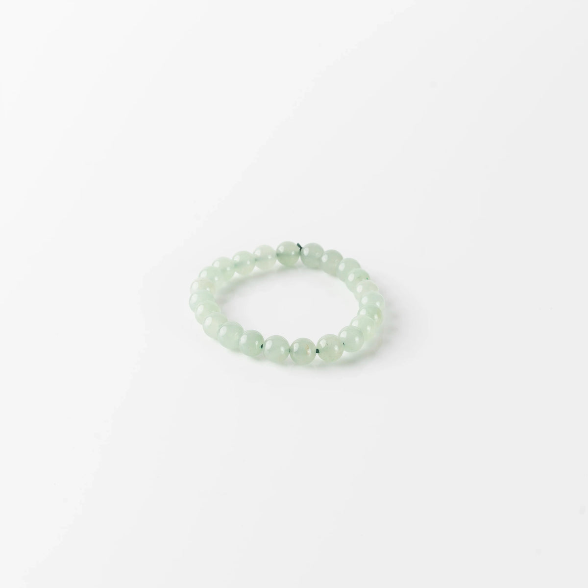 Green Aventurine Round 8MM Bead Bracelet – Aligns with Luck & Opportunities