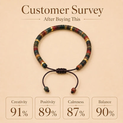 Picasso Braided Bracelet (Promoting stability & inner strength)