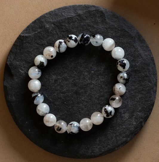 Natural Moonstone Bracelet 8mm With Certificate