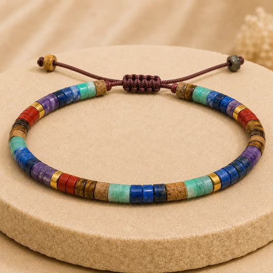 7 Chakra Braided Bracelet (Restore harmony within your mind)