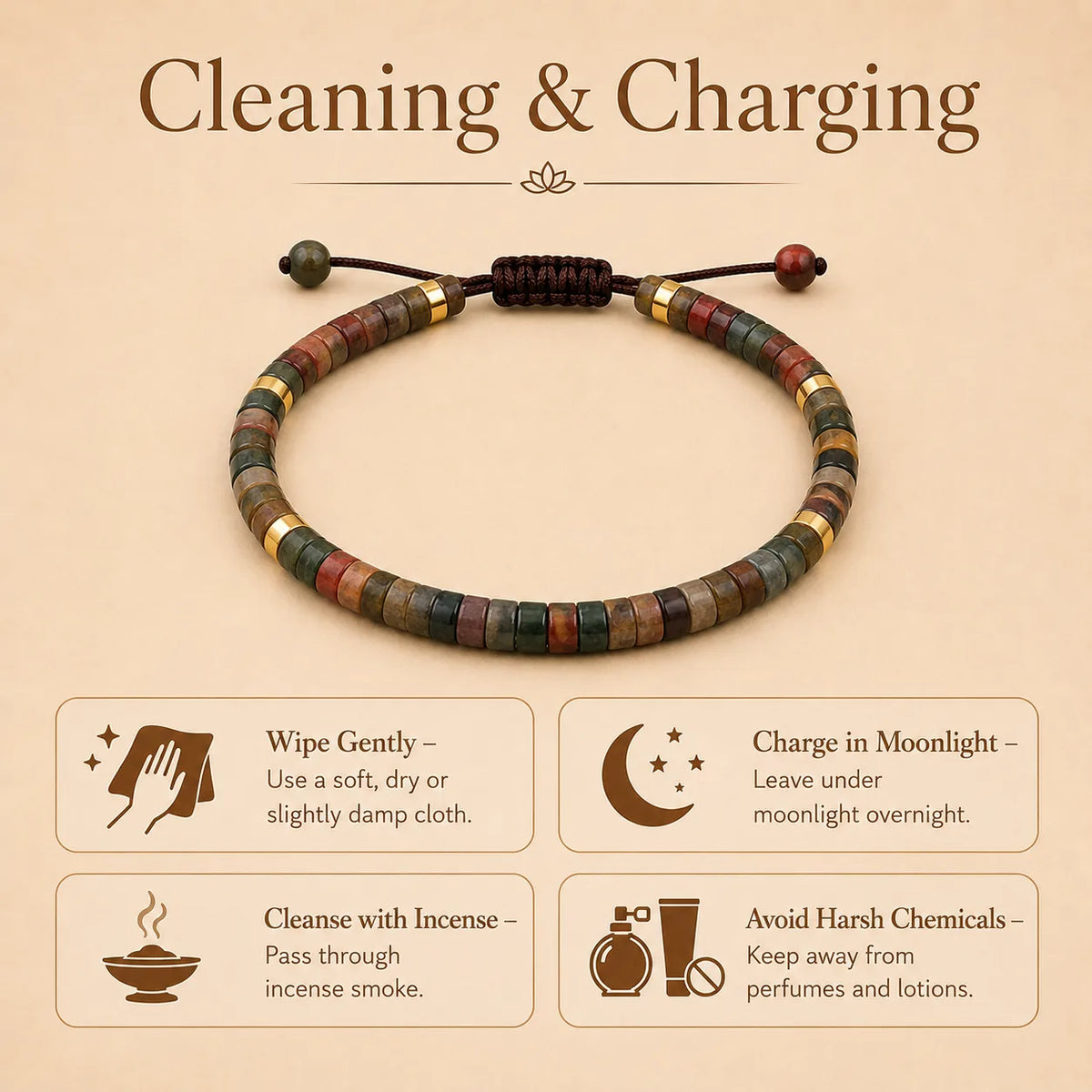 Picasso Braided Bracelet (Promoting stability & inner strength)