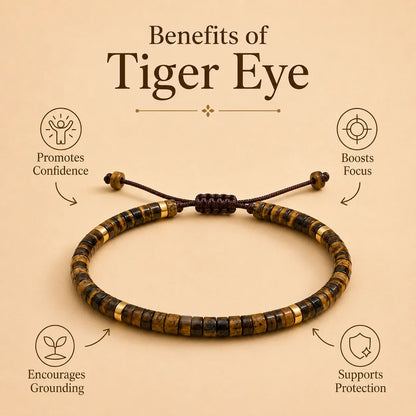 Tiger Eye Braided Bracelet
