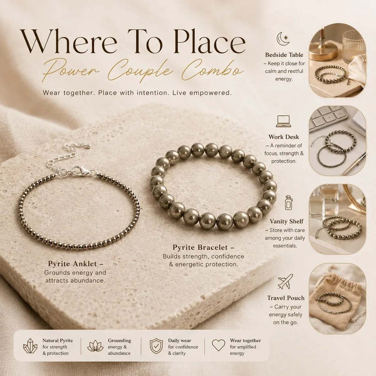 Pyrite Power Couple Combo