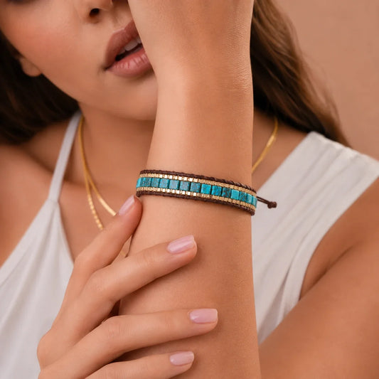 Turquoise Shield Bracelet