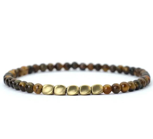 Tiger Eye & Copper Power Bracelet (100% Natural)