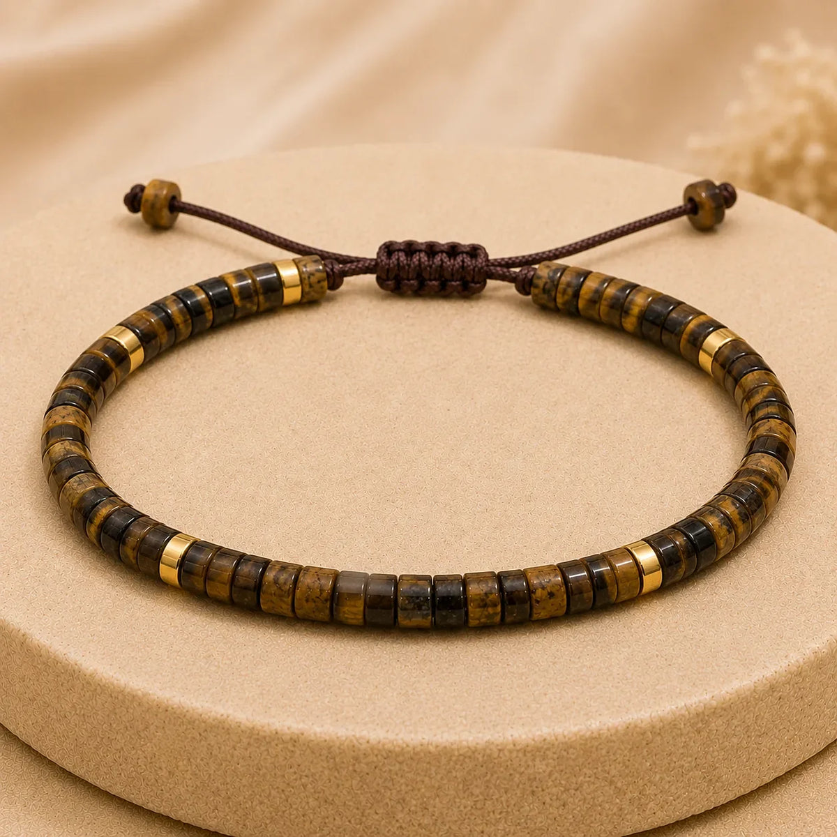 Tiger Eye Braided Bracelet