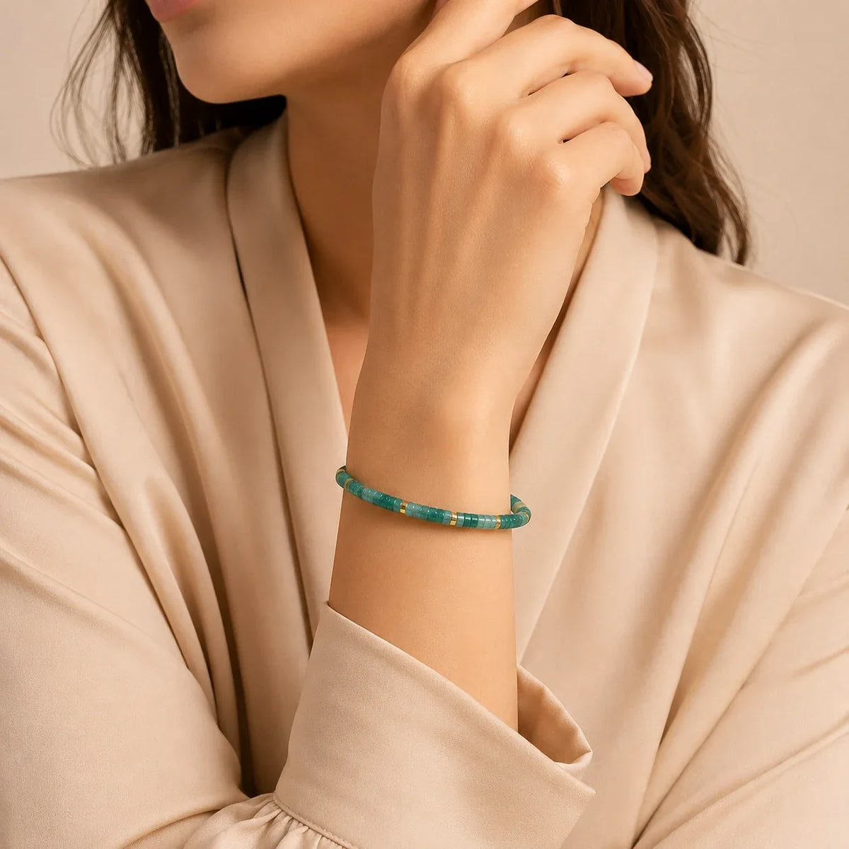 Aventurine Braided Bracelet