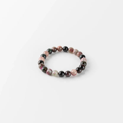 Natural Watermelon Tourmaline AAA Bracelet 8MM With Certificate