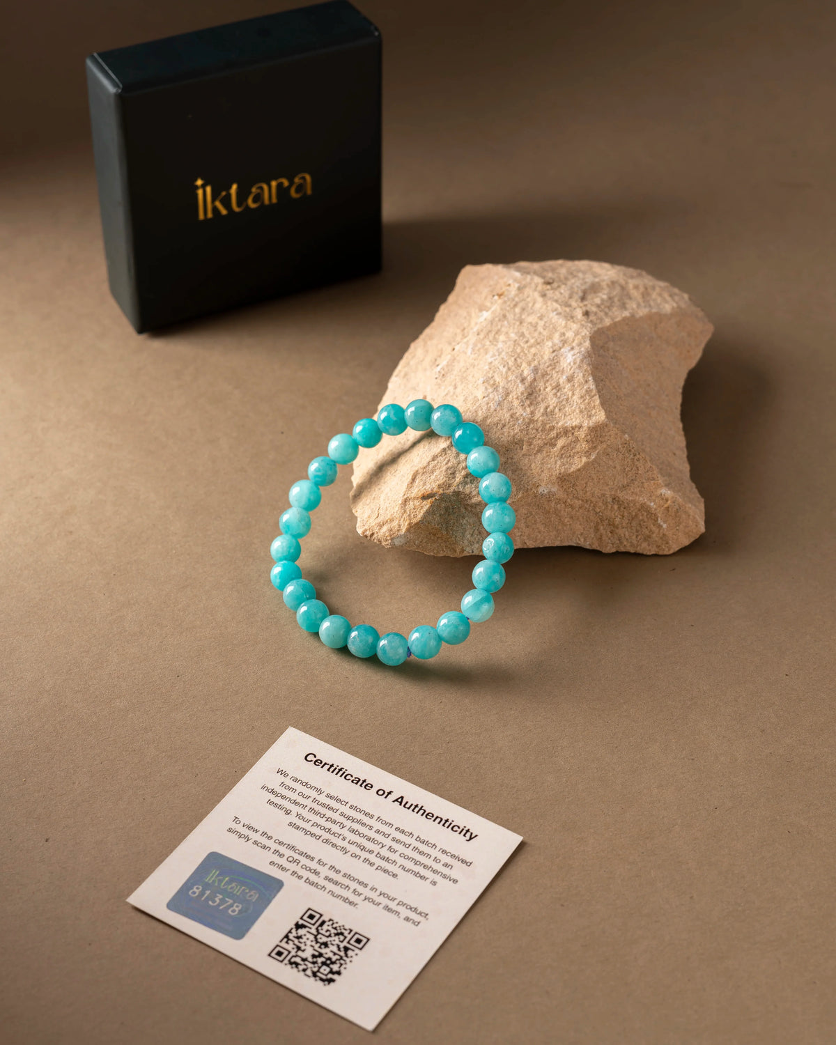 Natrual Amazonite AAA Bracelet 8MM With Certificate